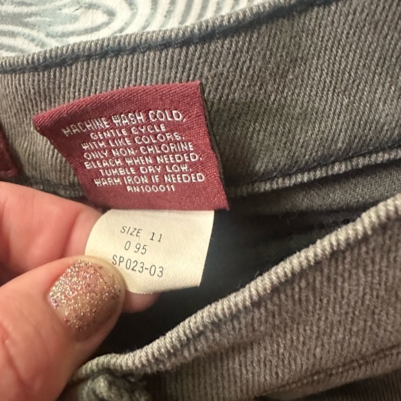 BONGO Vintage/Vintage Inspired Grayish Washed Blackish High Rise Jeans NWT 11 - Picture 10 of 16